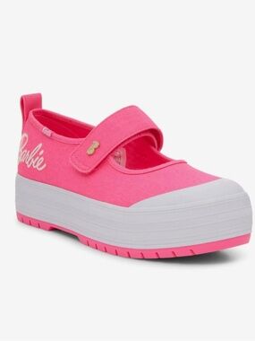 Keds x Barbie Pink Mary Jane Platform Sneakers